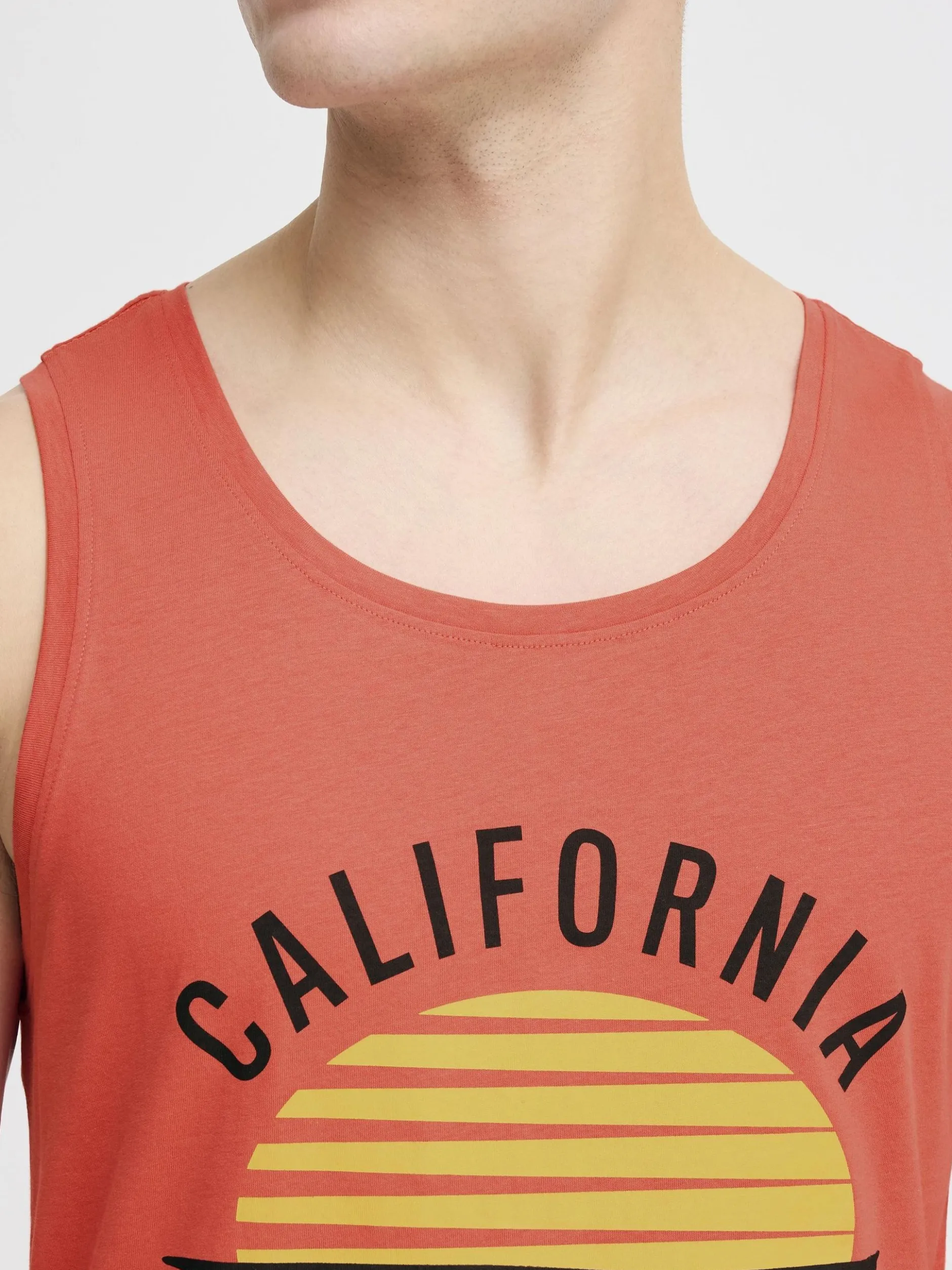 BLEND Herren Tanktop - BHCali in rot