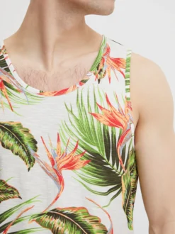 BLEND Herren Tanktop - BHTros in weiß