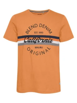 BLEND Herren T-Shirt - BHAdamus in orange