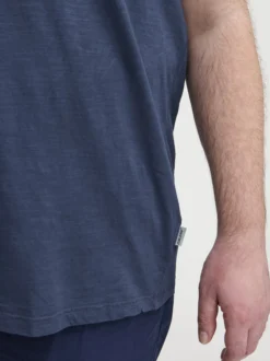 BLEND Herren T-Shirt - BHBTee Big & Tall in blau