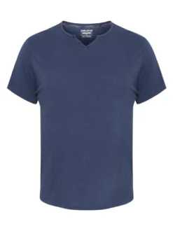 BLEND Herren T-Shirt - BHBTee Big & Tall in blau