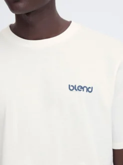 BLEND Herren T-Shirt - BHEmmet in weiß