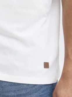 BLEND Herren T-Shirt - BHHoley in weiß