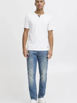 BLEND Herren T-Shirt - BHHoley in weiß