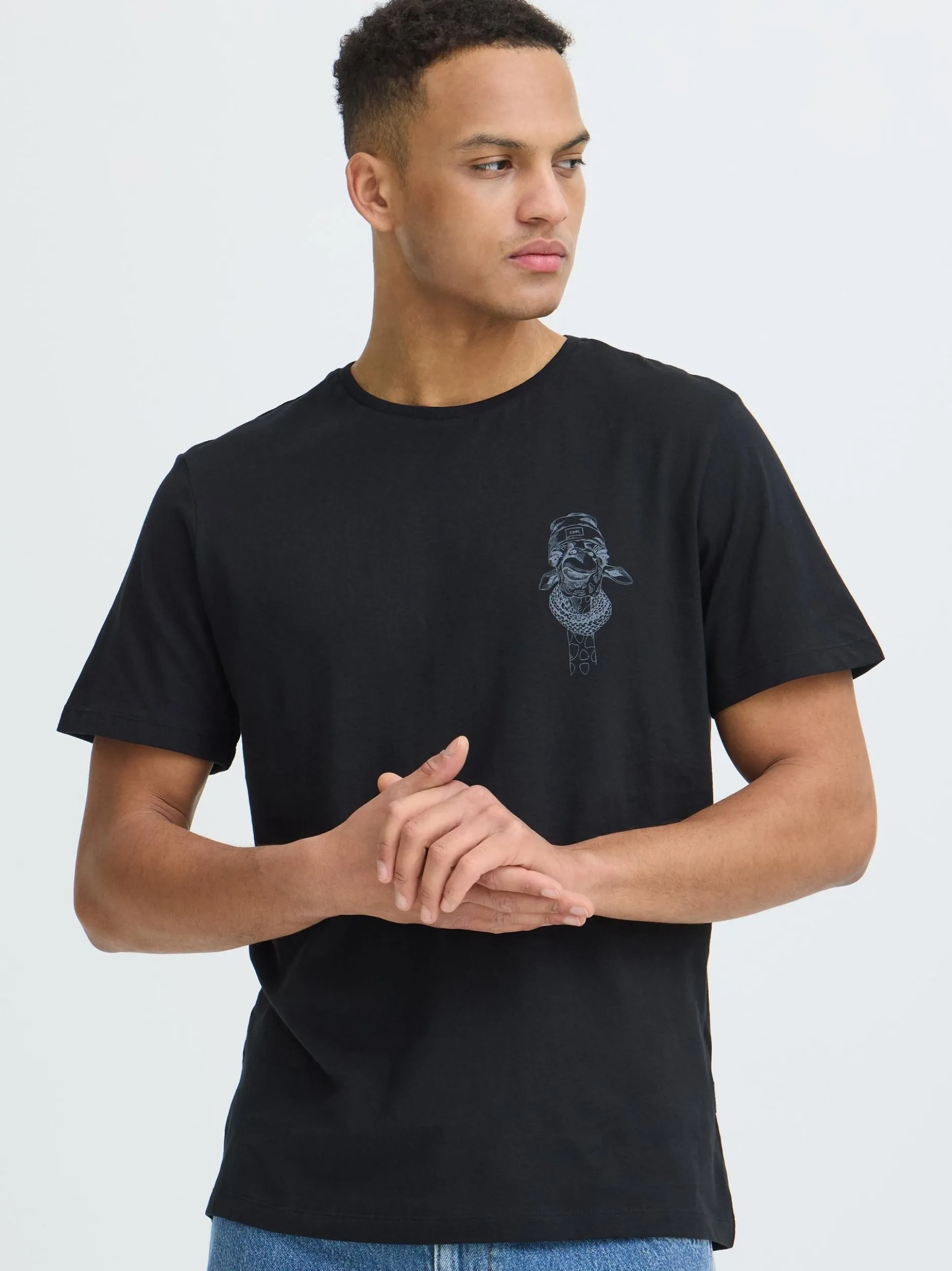 BLEND Herren T-Shirt - BHJackson in schwarz