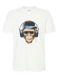 BLEND Herren T-Shirt - BHJavor in weiß