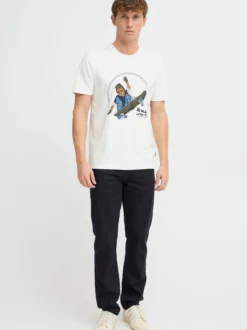 BLEND Herren T-Shirt - BHJavor in weiß