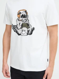 BLEND Herren T-Shirt - BHJavor in weiß