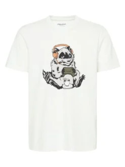 BLEND Herren T-Shirt - BHJavor in weiß