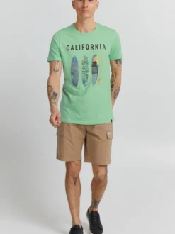 BLEND Herren T-Shirt - BHOrin in grün