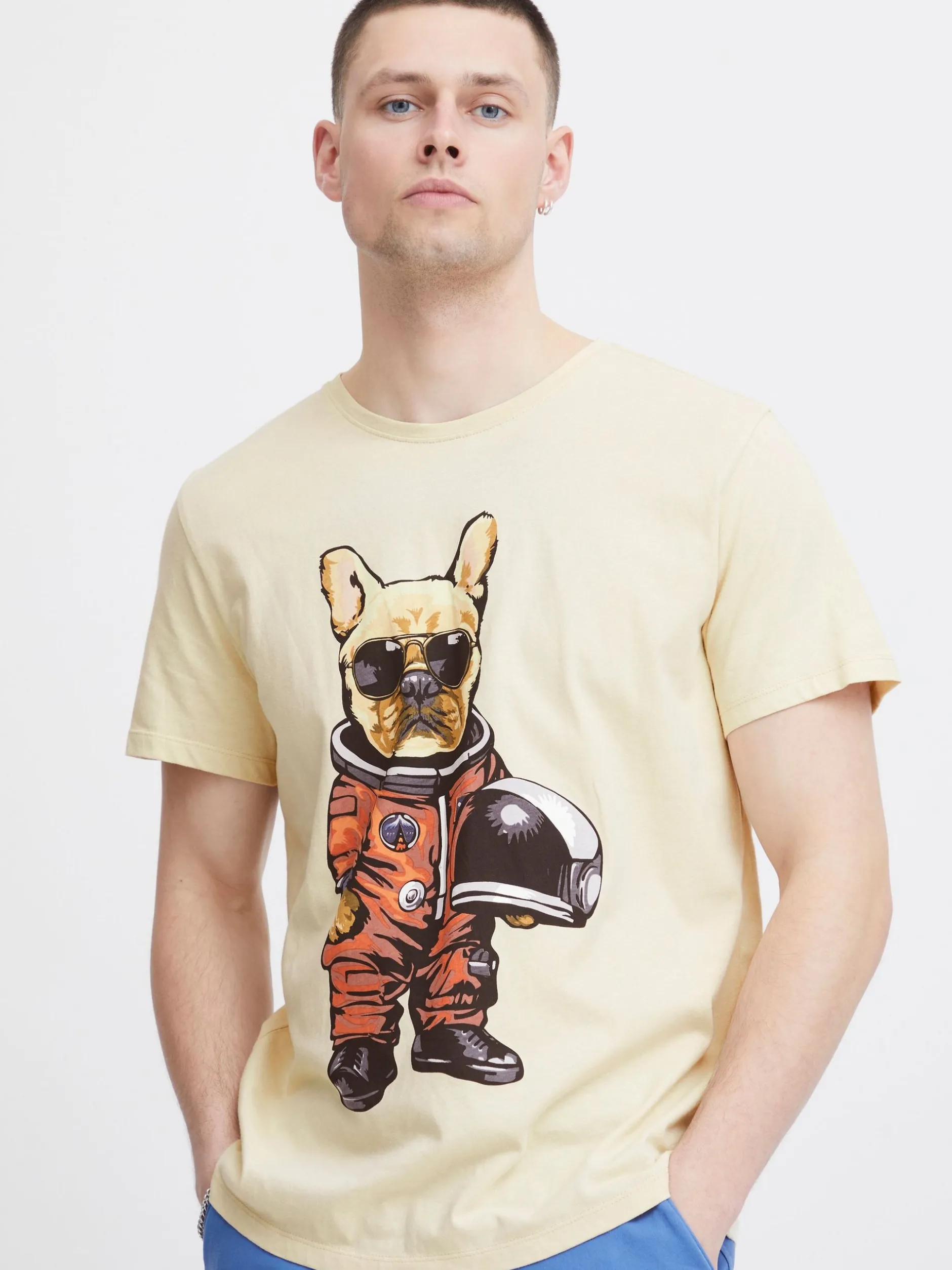 BLEND Herren T-Shirt - BHTee in gelb