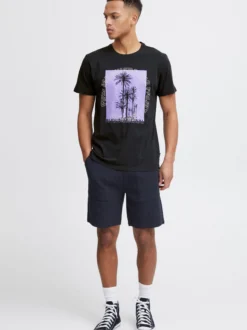 BLEND Herren T-Shirt - BHTee in schwarz