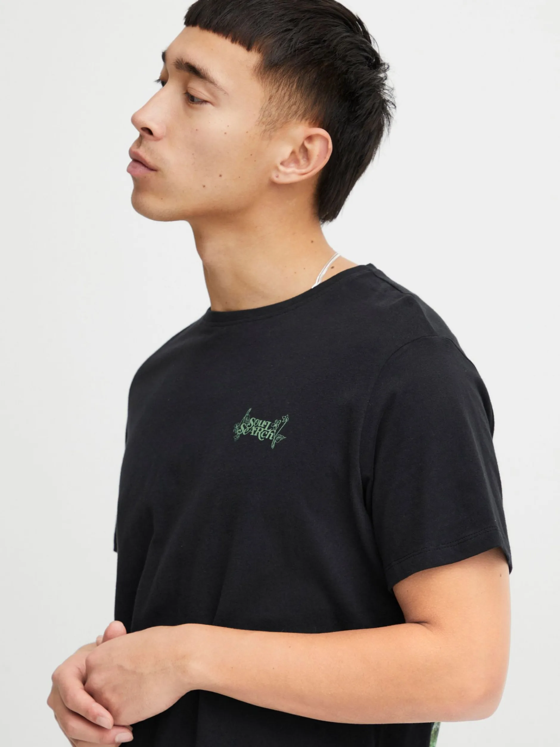 BLEND Herren T-Shirt - BHTee in schwarz