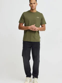 BLEND Herren T-Shirt - BHViggo in oliv