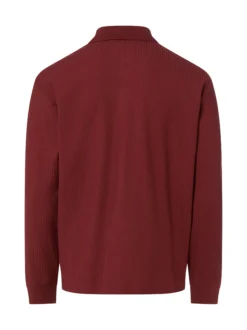 BLKVIS Herren Strick-Poloshirt in kastanie