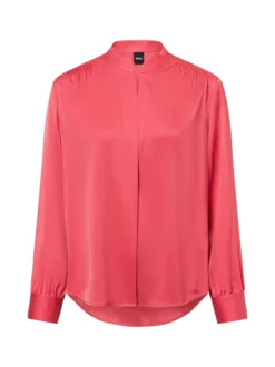 BOSS Damen Bluse aus Seide - Banora18 in koralle