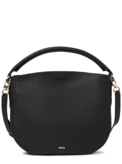 BOSS Damen Ledertasche - Lenah in schwarz