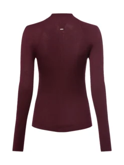 BOSS Damen Strickpullover - Foliora in aubergine