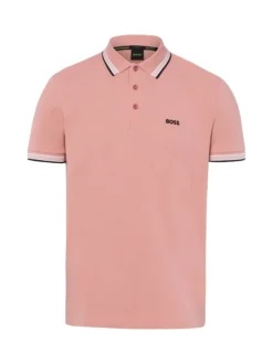 BOSS Green Herren Poloshirt - Paddy in koralle