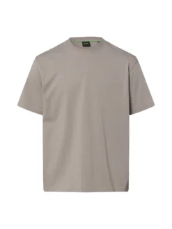 BOSS Green Herren T-Shirt - Tee in grau - Ärmel: kurzarm