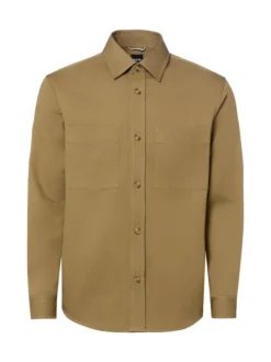 BOSS Herren Overshirt - Owen in oliv - Ausschnitt: Kent