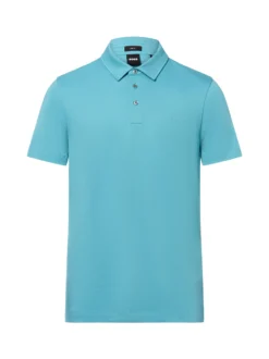BOSS Herren Poloshirt - Palosh in aqua - Ärmel: kurzarm