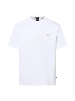 BOSS Herren T-Shirt - Taut in weiß - Ärmel: kurzarm