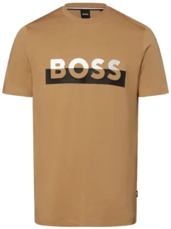 BOSS Herren T-Shirt - Tiburt 421 in camel