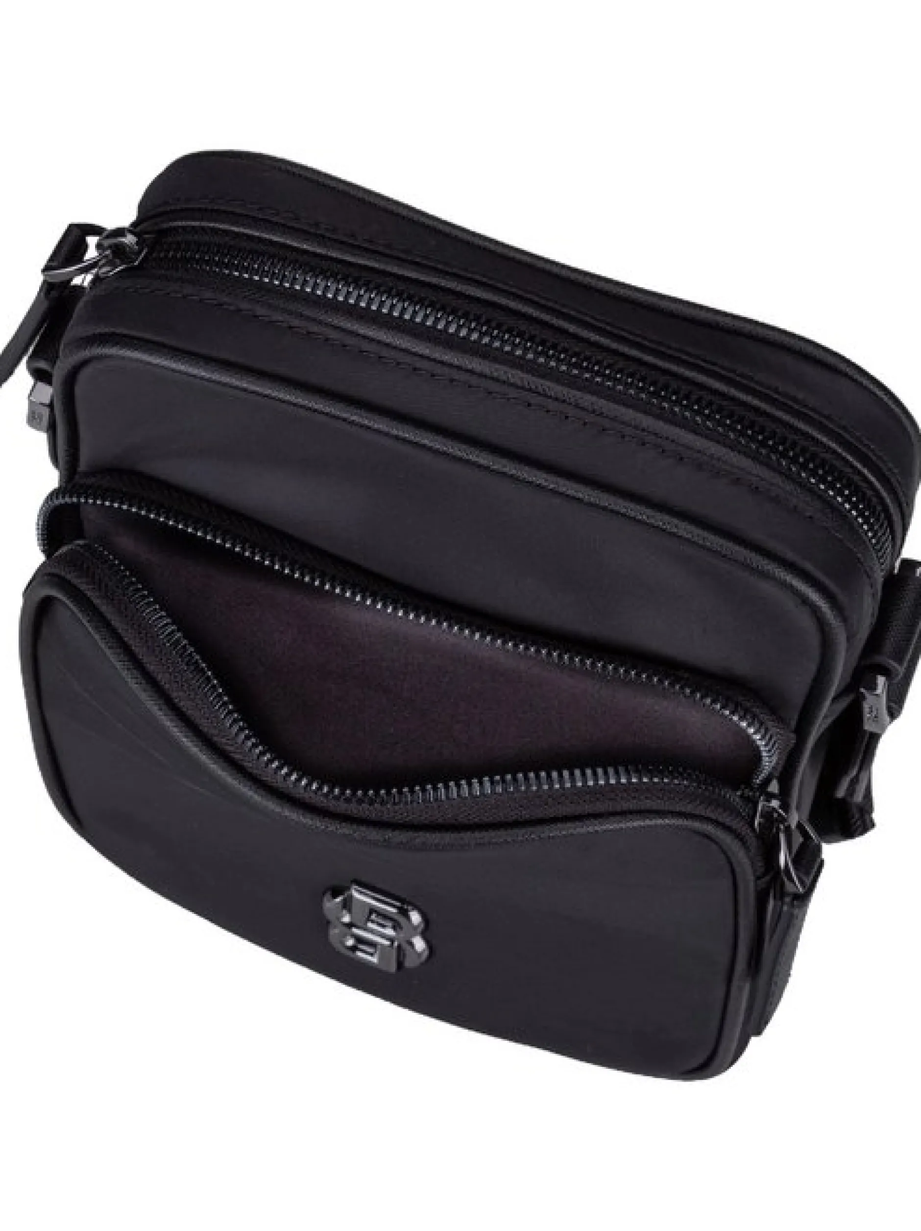 BOSS Herren Umhängetasche - B Icon NS Crossbody in schwarz