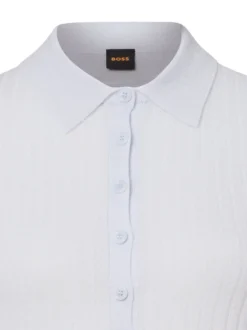 BOSS Orange Damen Poloshirt - C_Fuganel in hellblau