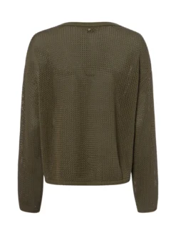 BOSS Orange Damen Strickpullover - Farde in schilf