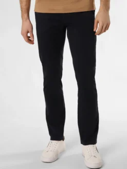 BOSS Orange Herren Hose - Chino Slim in marine