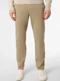 BOSS Orange Herren Hose in beige - Länge: lang