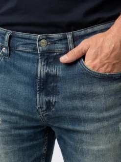 BOSS Orange Herren Jeans - Onyx Slim Taper in blue stone