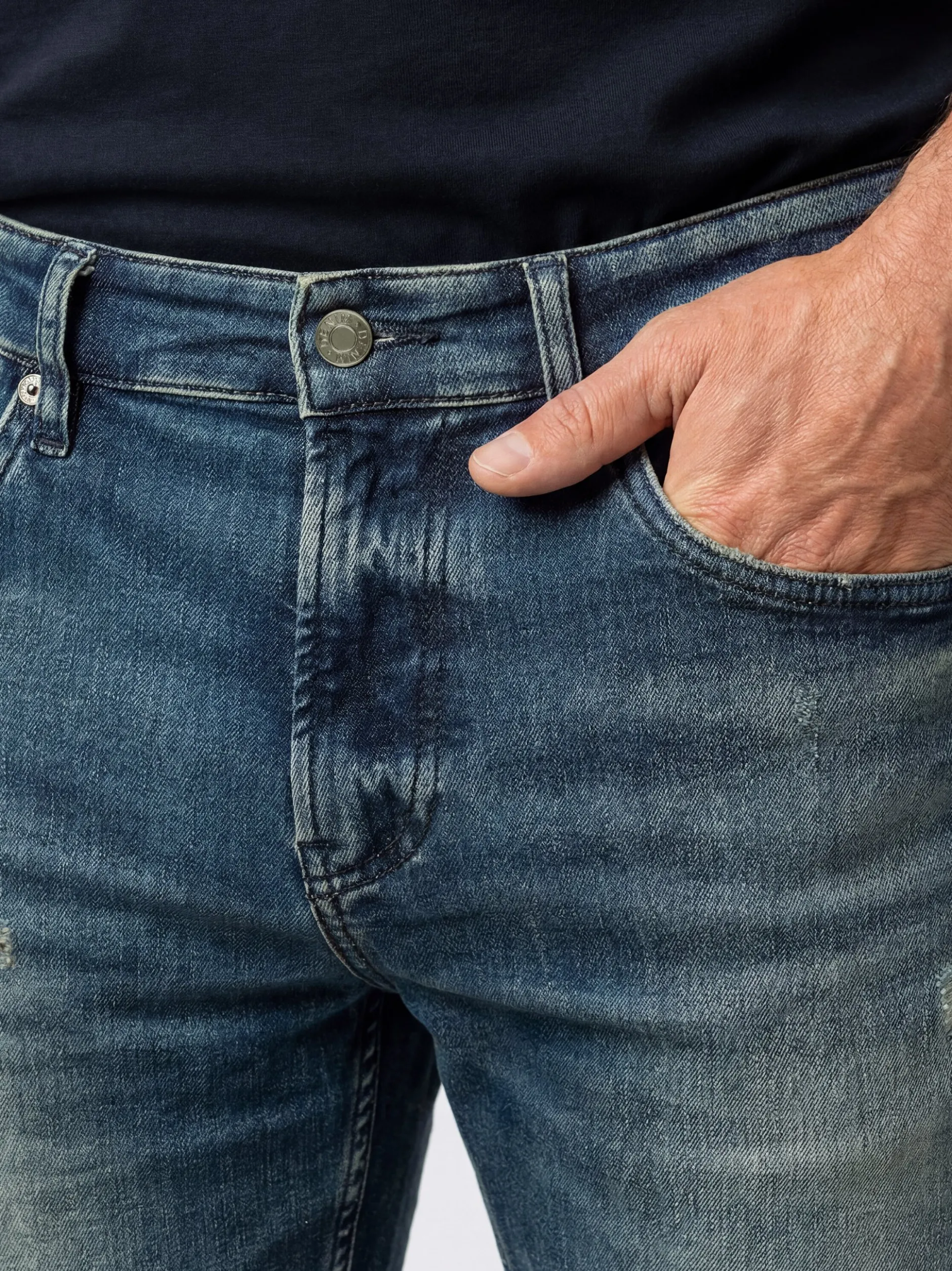 BOSS Orange Herren Jeans - Onyx Slim Taper in blue stone