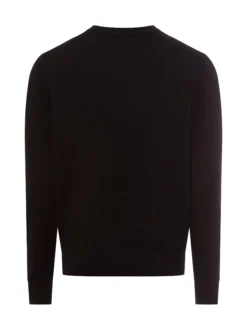 BOSS Orange Herren Strickpullover mit Cashmere-Anteil - Kanovano in schwarz