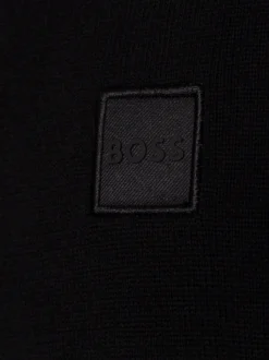 BOSS Orange Herren Strickpullover mit Cashmere-Anteil - Kanovano in schwarz