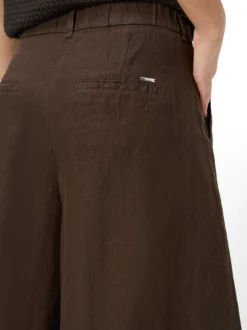 BRAX Damen Leinenhose - Melli S in schoko