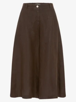 BRAX Damen Leinenhose - Melli S in schoko