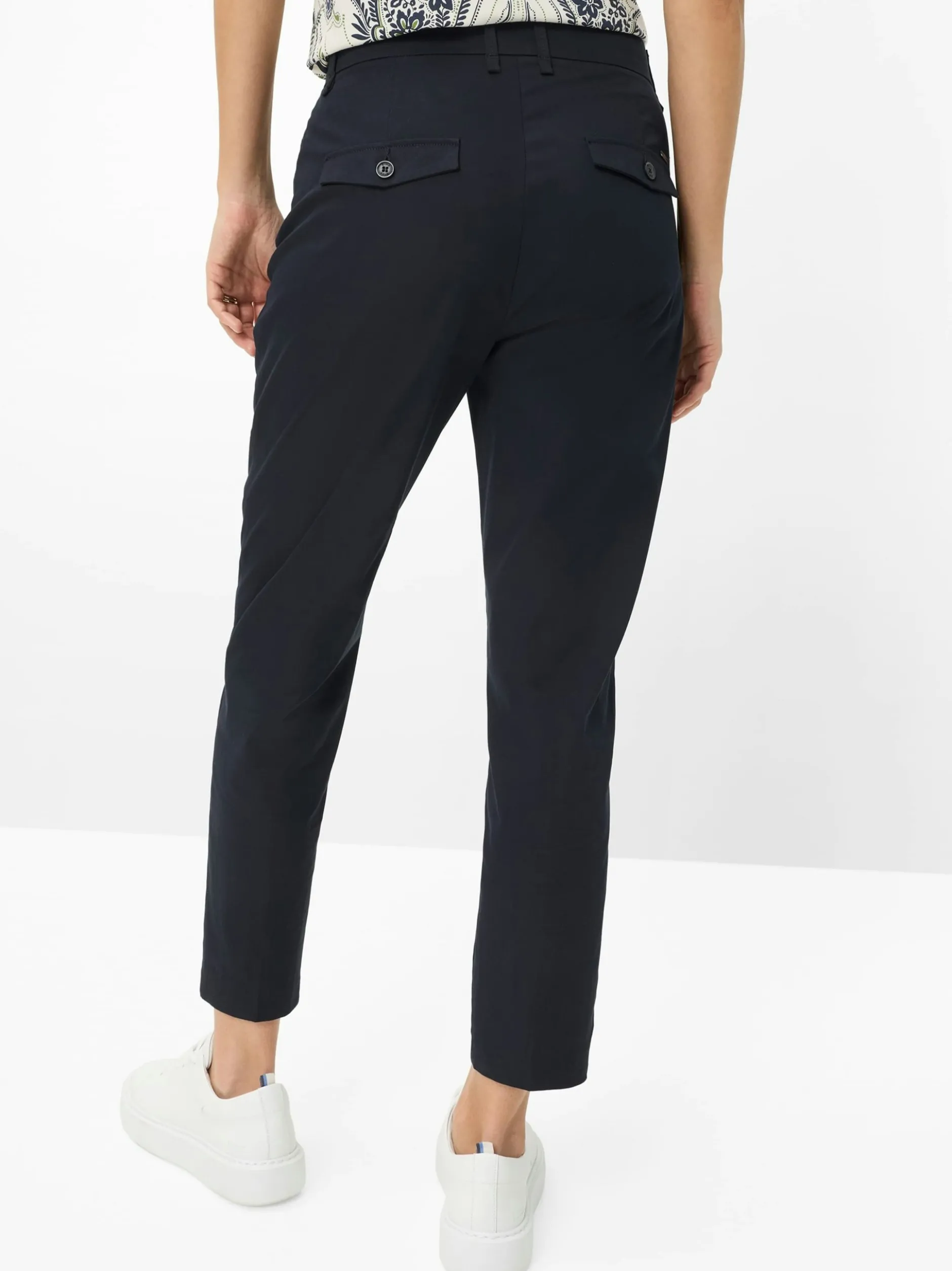 BRAX Damen Stoffhose - Mara S in marine