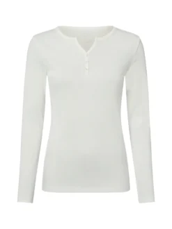 brookshire Damen Langarmshirt in ecru - Ärmel: langarm