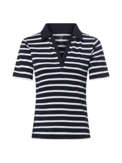 brookshire Damen Poloshirt in marine weiß
