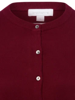 brookshire Damen Strickjacke in bordeaux