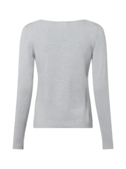 brookshire Damen Strick-Langarmshirt in hellgrau