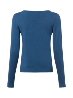 brookshire Damen Strick-Langarmshirt in blau