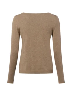 brookshire Damen Strick-Langarmshirt in taupe
