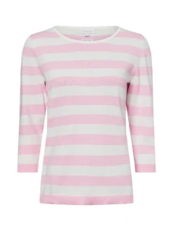brookshire Damen Strickpullover in rosa weiß