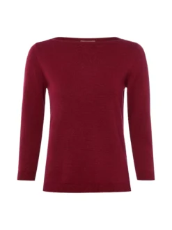 brookshire Damen Strickpullover in bordeaux