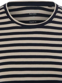 brookshire Damen T-Shirt in marine beige
