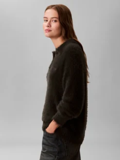 Calvin Klein Jeans Damen Strickpullover in anthrazit